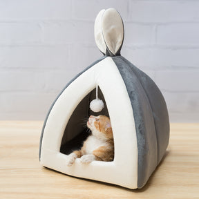 Rabbit Ears Cat Cave Bed