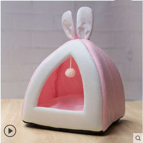 Rabbit Ears Cat Cave Bed