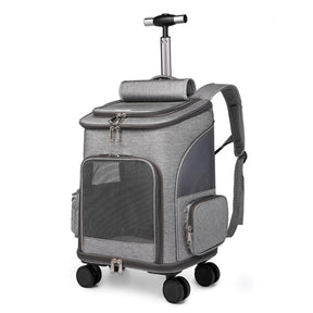 Portable Folding Trolley Pet travel Backpack