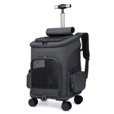 Portable Folding Trolley Pet travel Backpack